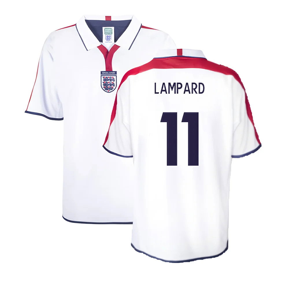 England 2004 Retro Football Shirt (Lampard 11)