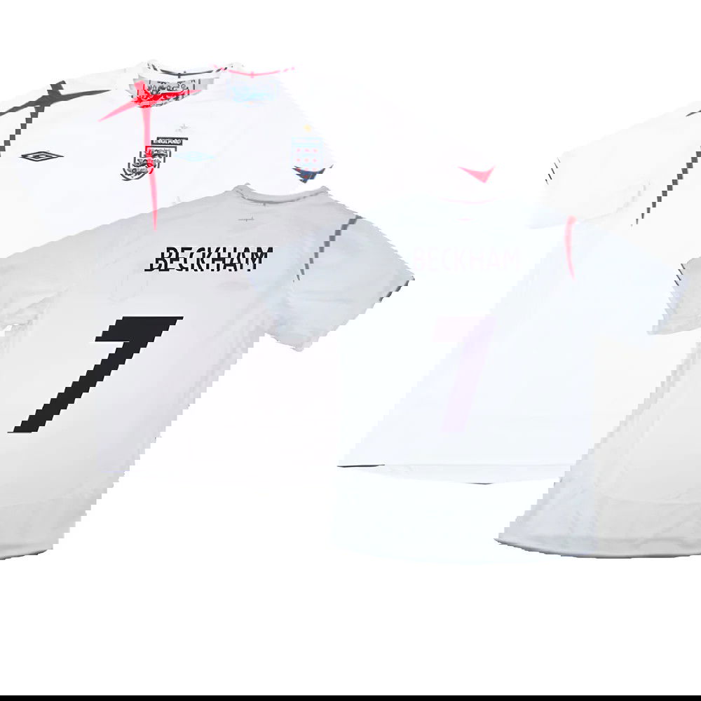 England 2005-07 Home Shirt (M) (Excellent) (BECKHAM 7)