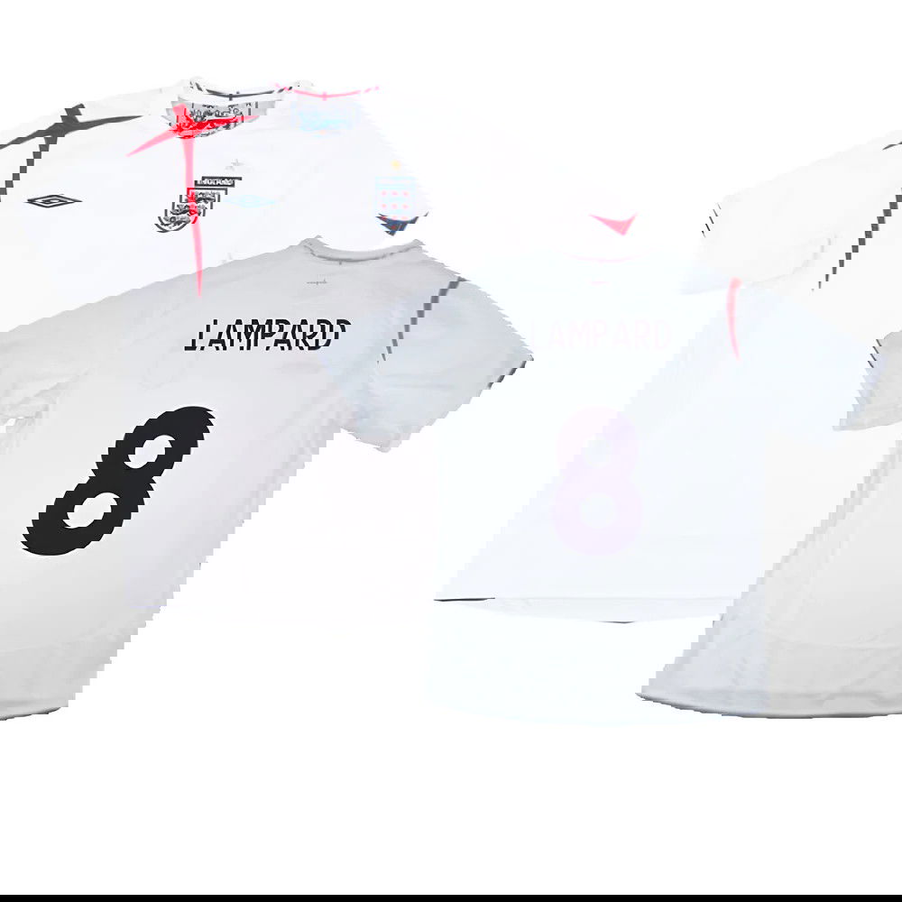 England 2005-07 Home Shirt (M) (Excellent) (LAMPARD 8)