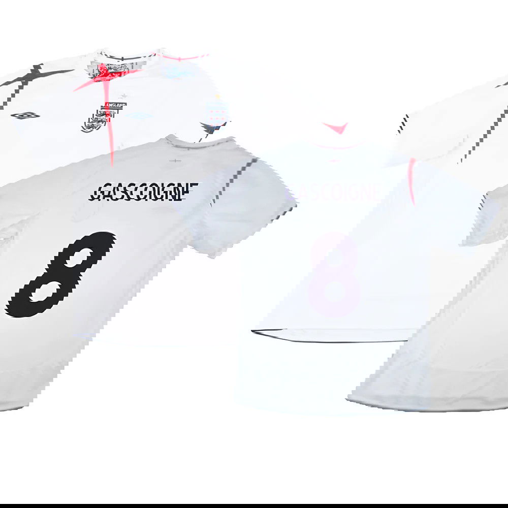 England 2005-07 Home Shirt (XXL) (Very Good) (GASCOIGNE 8)