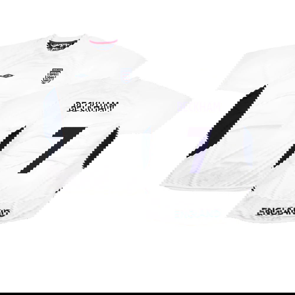 England 2005-07 Umbro Training Shirt (L) (Mint) (BECKHAM 7)