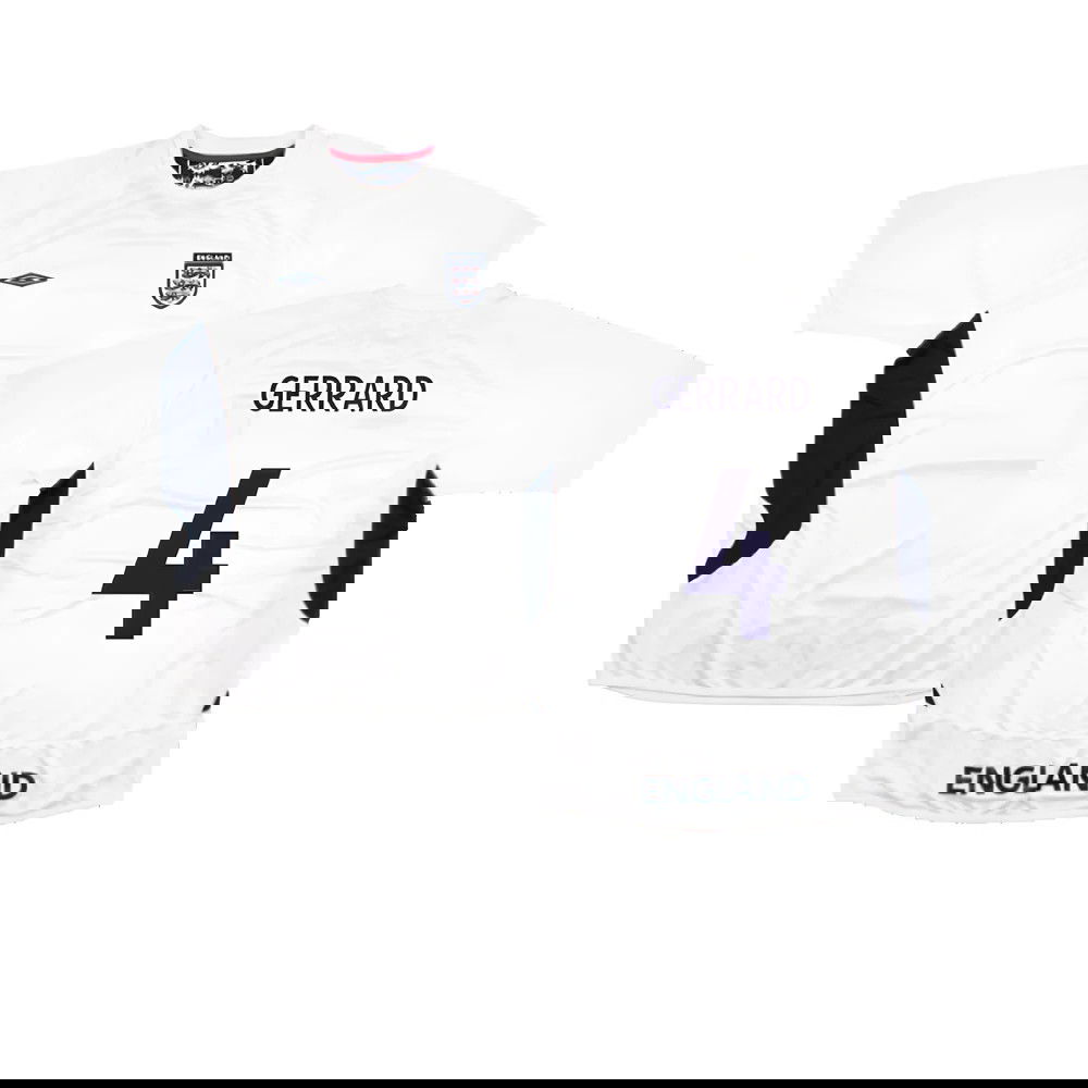 England 2005-07 Umbro Training Shirt (L) (Mint) (GERRARD 4)