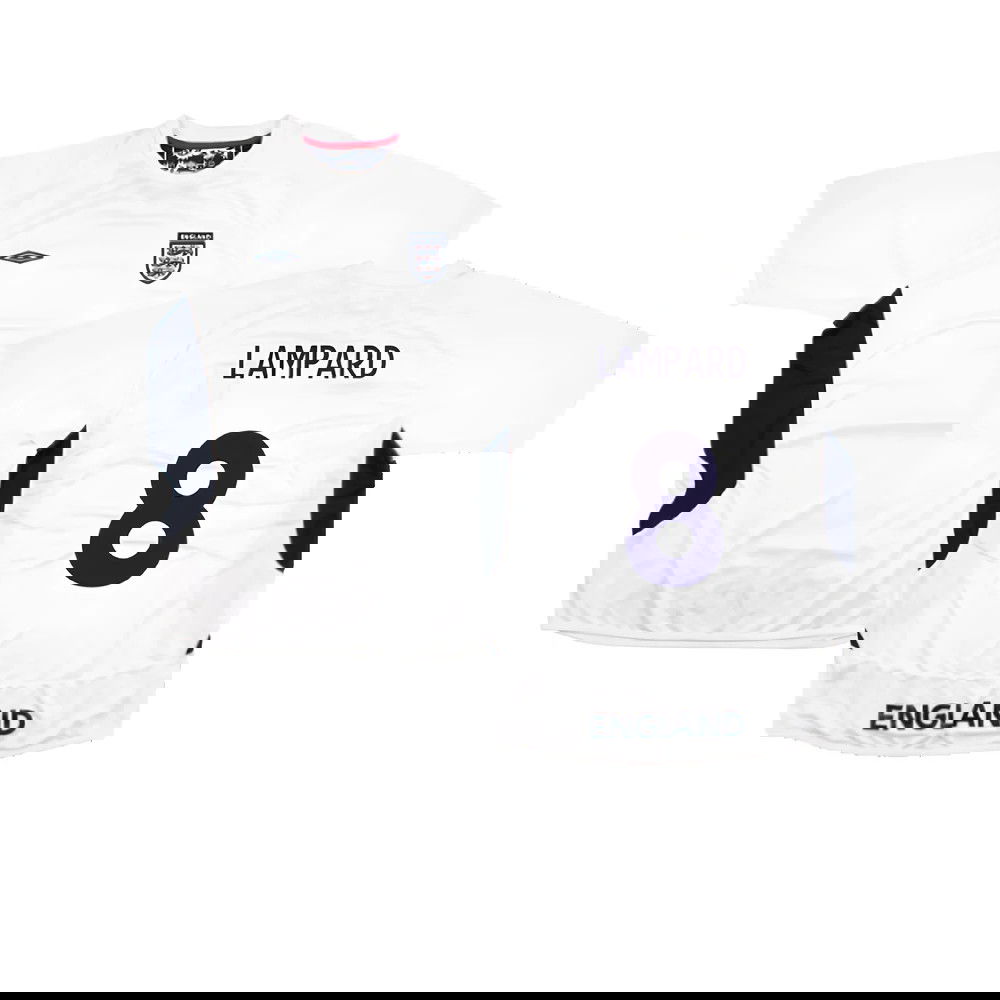 England 2005-07 Umbro Training Shirt (L) (Mint) (LAMPARD 8)