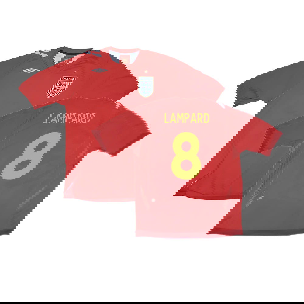 England 2006-08 Away Shirt (S) (Excellent) (LAMPARD 8)