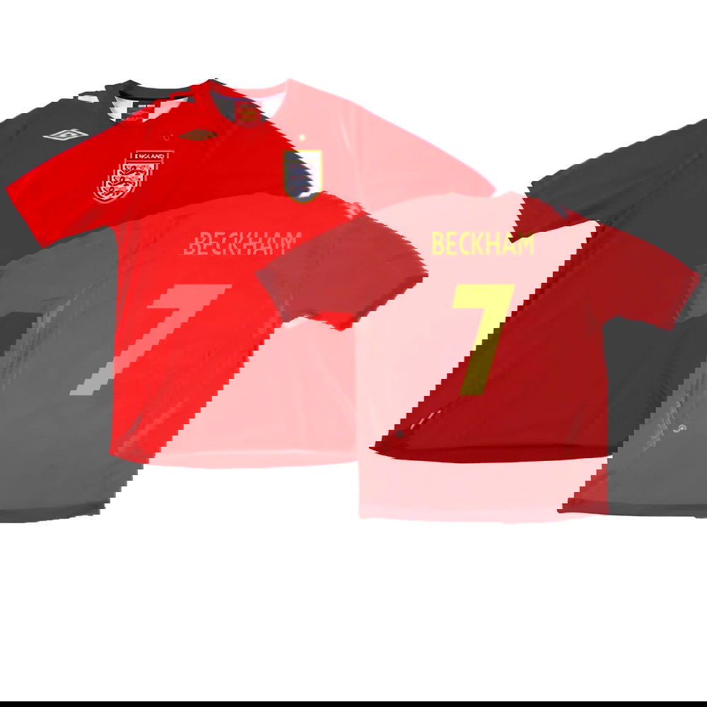 England 2006-08 Away Shirt (Very Good) (BECKHAM 7)