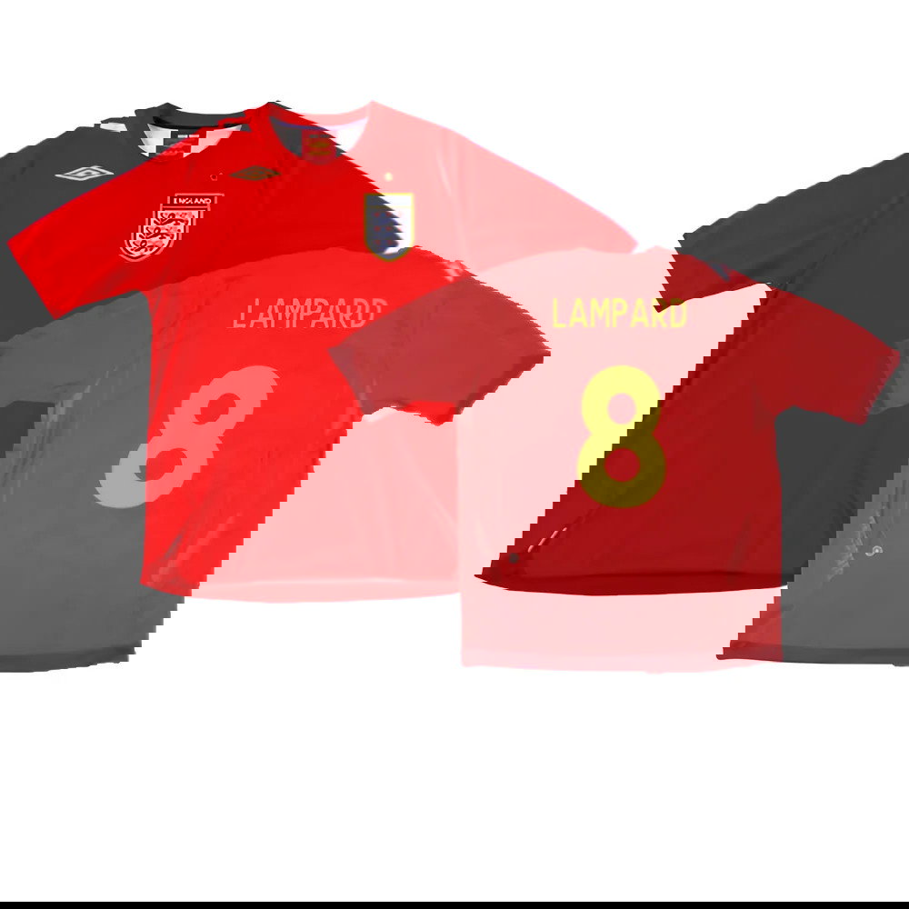 England 2006-08 Away Shirt (Very Good) (LAMPARD 8)