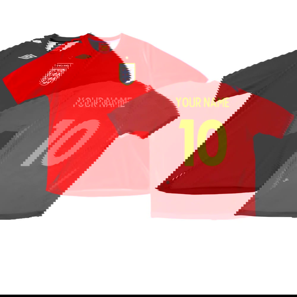 England 2006-08 Away Shirt (Very Good) (Your Name)