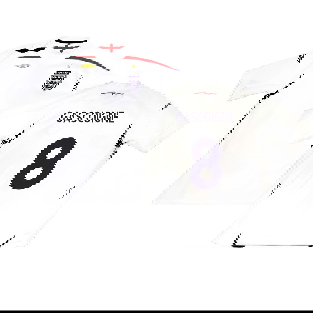 England 2007-09 Home Shirt (2XL) (Excellent) (GASCOIGNE 8)