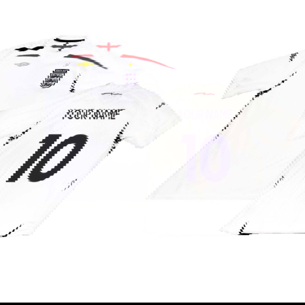 England 2007-09 Home Shirt (XL) (Excellent) (Your Name)