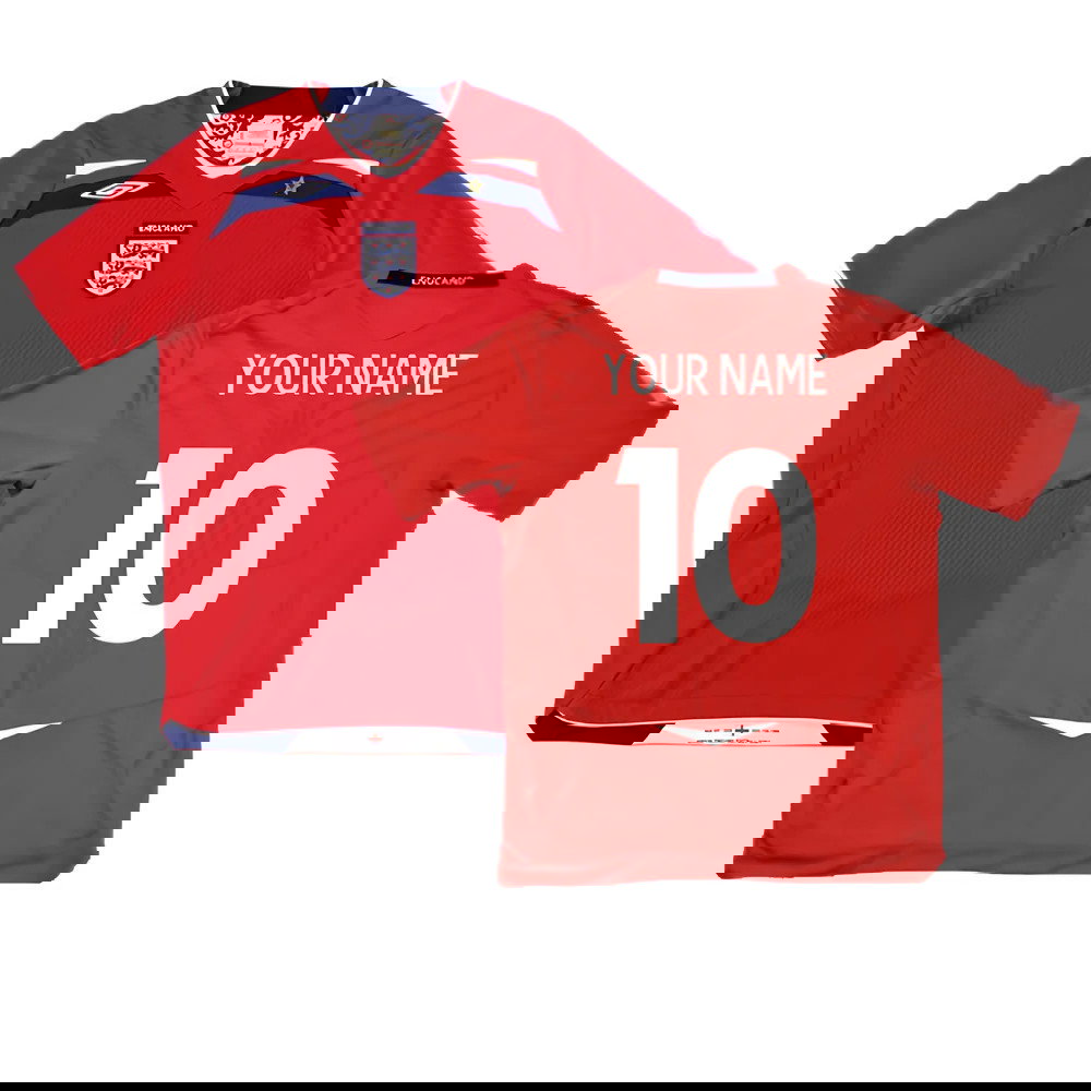 England 2008-10 Away Shirt (Excellent) (Your Name)