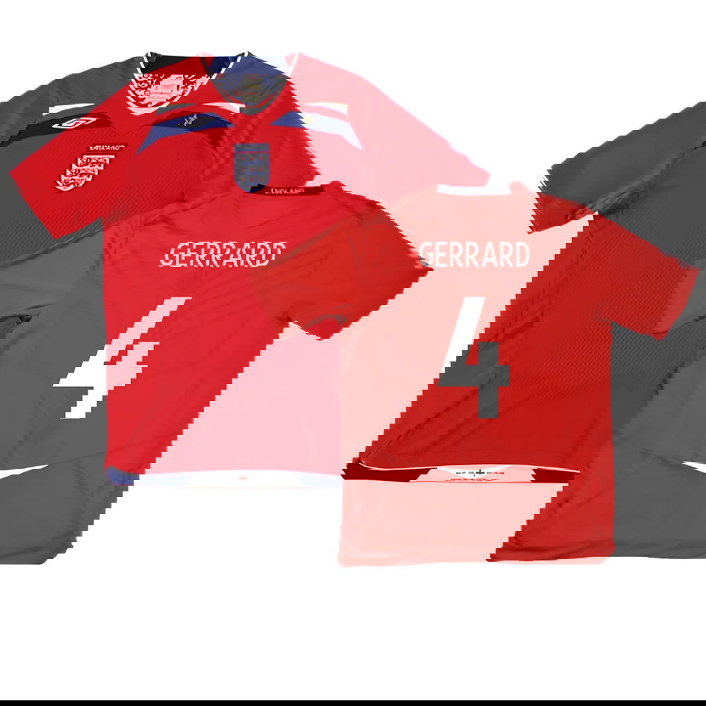 England 2008-10 Away Shirt (Very Good) (GERRARD 4)
