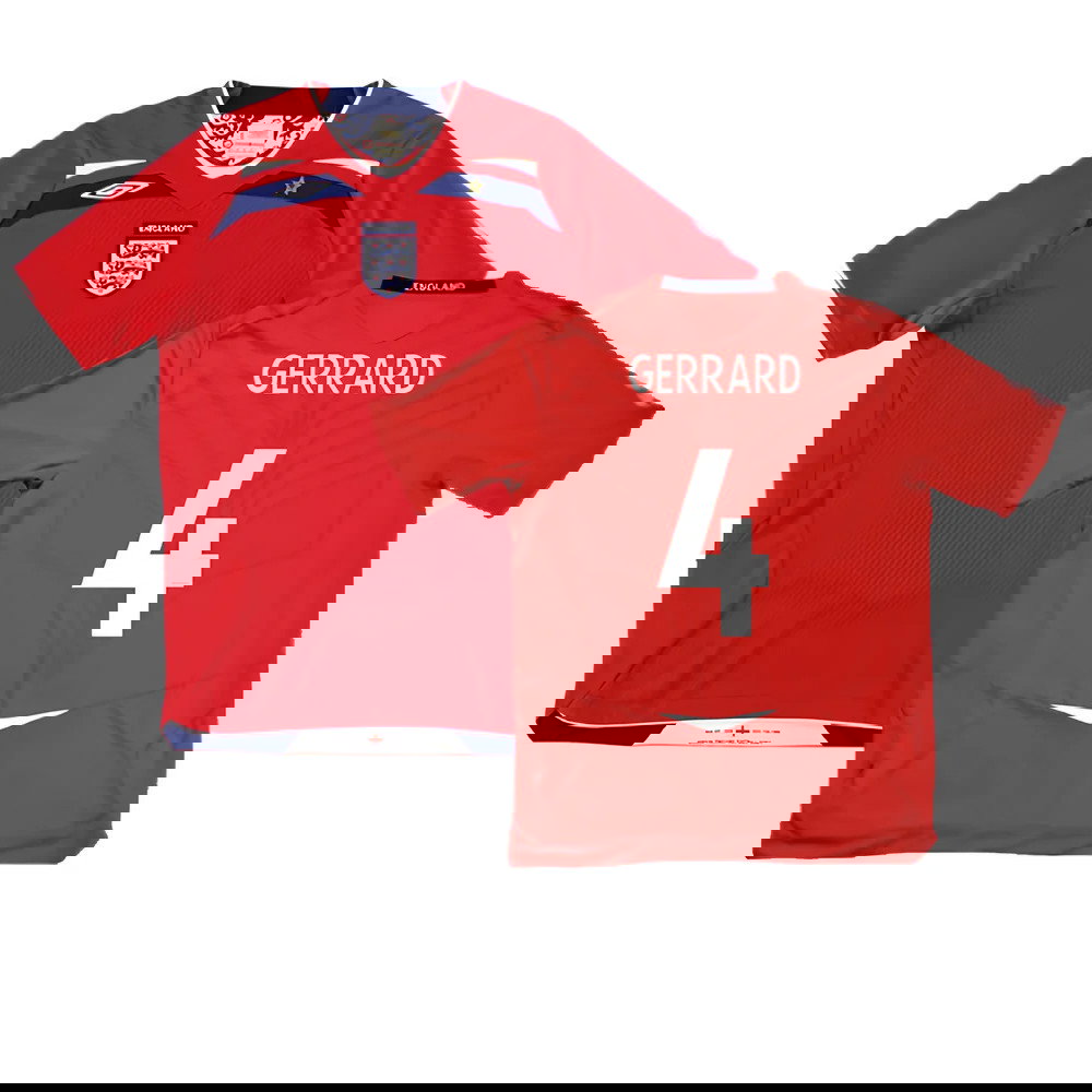 England 2008-10 Away Shirt (Very Good) (GERRARD 4)