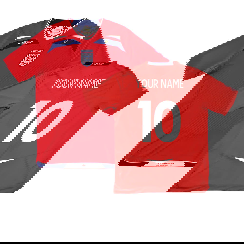 England 2008-10 Away Shirt (Very Good) (Your Name)