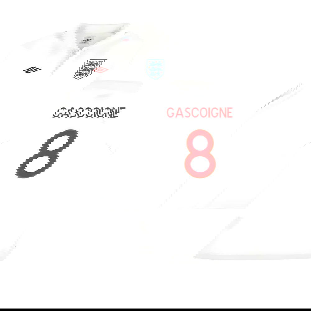 England 2010-12 Home Shirt ((Very Good) M) (Gascoigne 8)