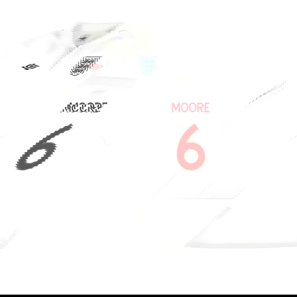 England 2010-12 Home Shirt ((Very Good) M) (Moore 6)