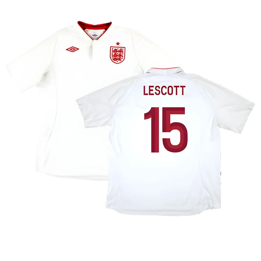 England 2012-13 Home Shirt (Good) (Lescott 15)