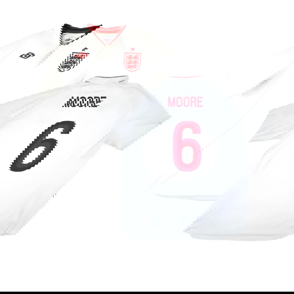 England 2012-13 Home Shirt (Good) (Moore 6)