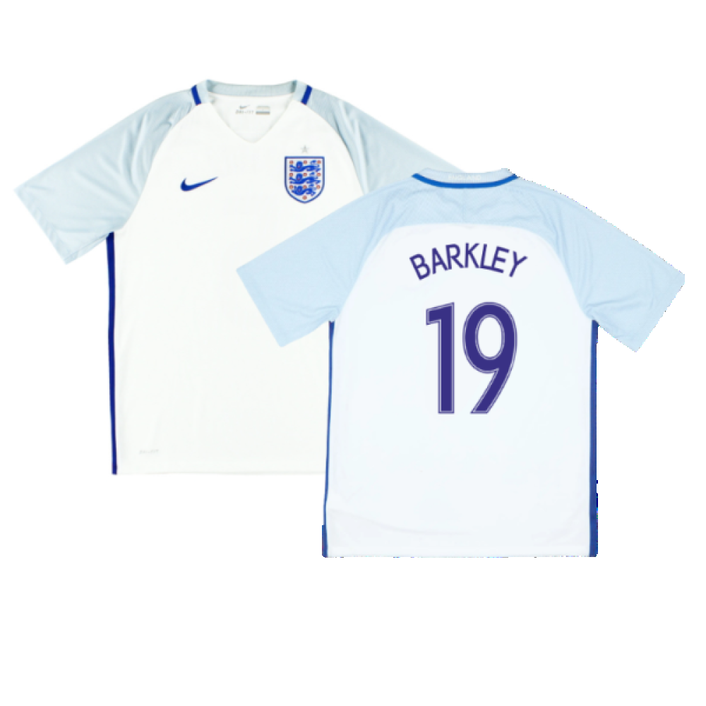 England 2016-17 Home Shirt ((Fair) XXL) (Barkley 19)