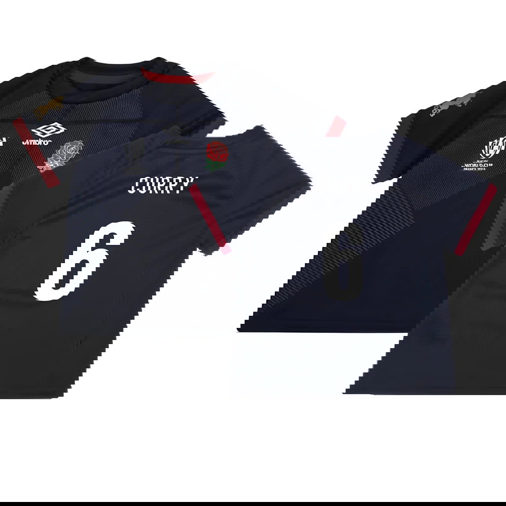 England RWC 2023 Alternate Replica Rugby Baby Shirt (Curry 6)