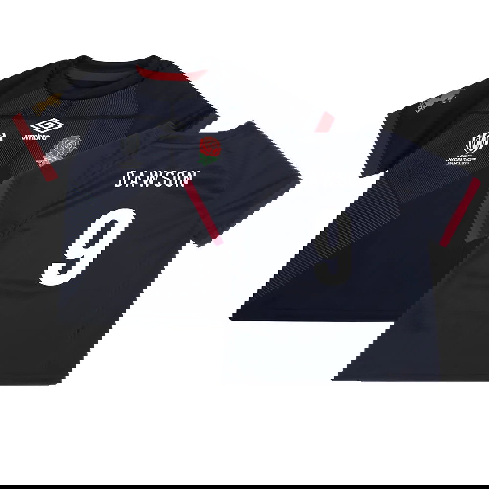 England RWC 2023 Alternate Replica Rugby Baby Shirt (Dawson 9)