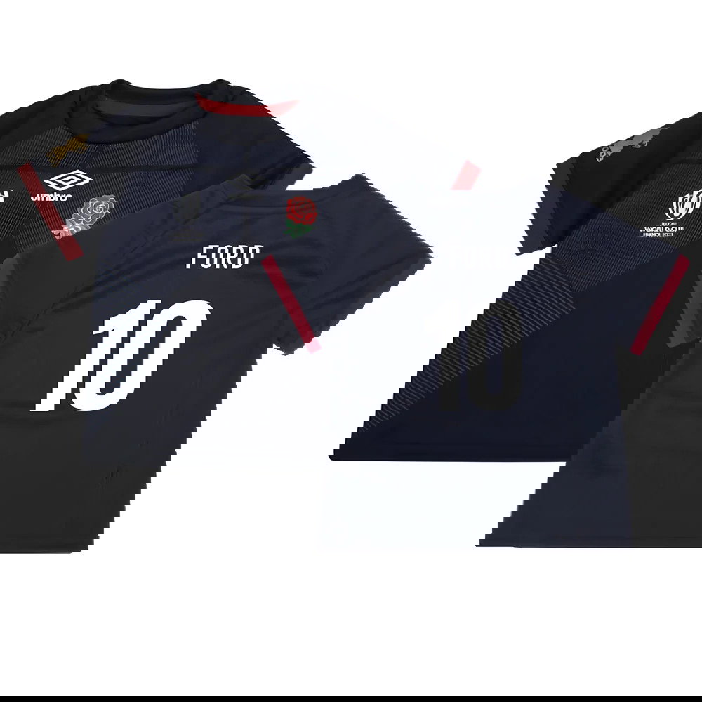England RWC 2023 Alternate Replica Rugby Baby Shirt (Ford 10)