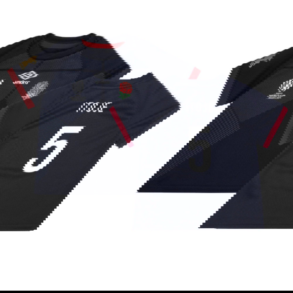 England RWC 2023 Alternate Replica Rugby Baby Shirt (Itoje 5)