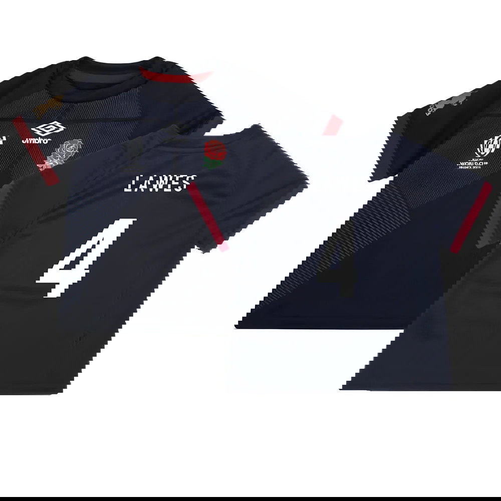 England RWC 2023 Alternate Replica Rugby Baby Shirt (Lawes 4)