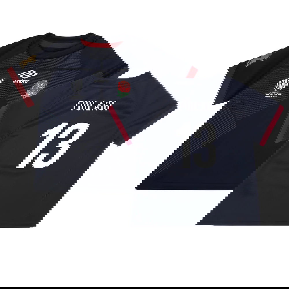 England RWC 2023 Alternate Replica Rugby Baby Shirt (Tuilagi 13)