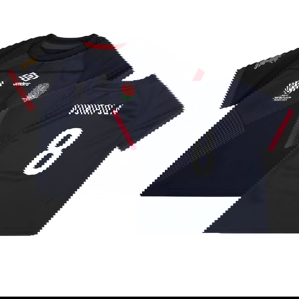 England RWC 2023 Alternate Replica Rugby Baby Shirt (Vunipola 8)