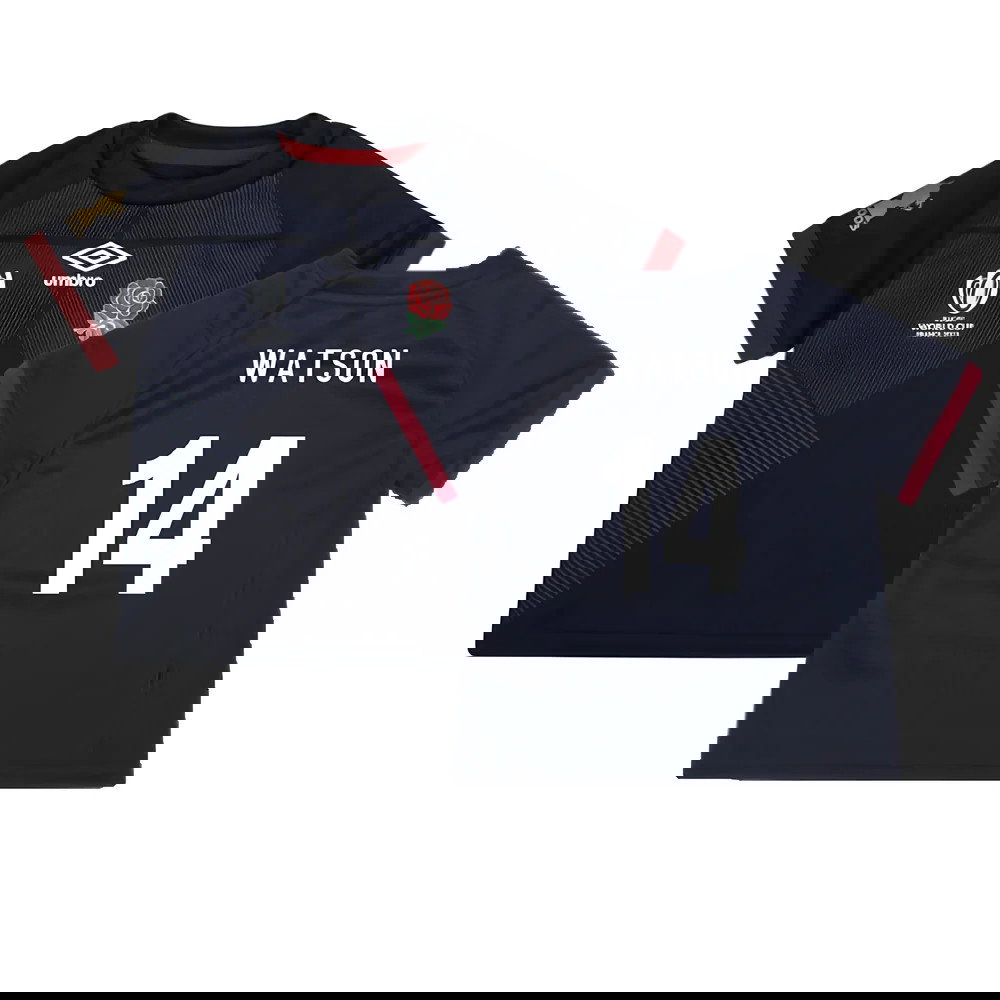 England RWC 2023 Alternate Replica Rugby Baby Shirt (Watson 14)