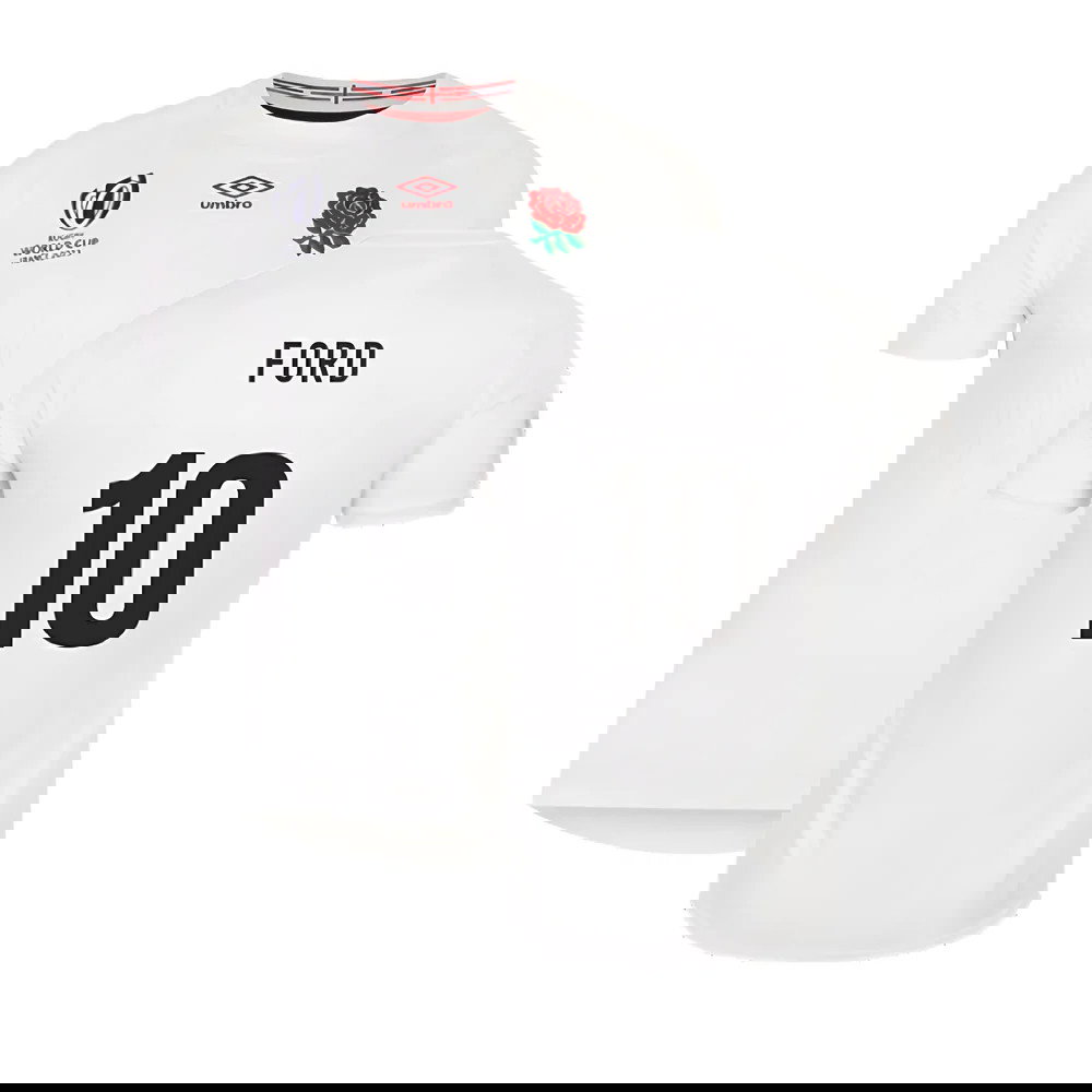 England RWC 2023 Home Pro Rugby Jersey (Ford 10)