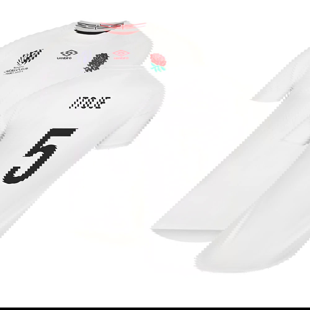 England RWC 2023 Home Pro Rugby Jersey (Itoje 5)