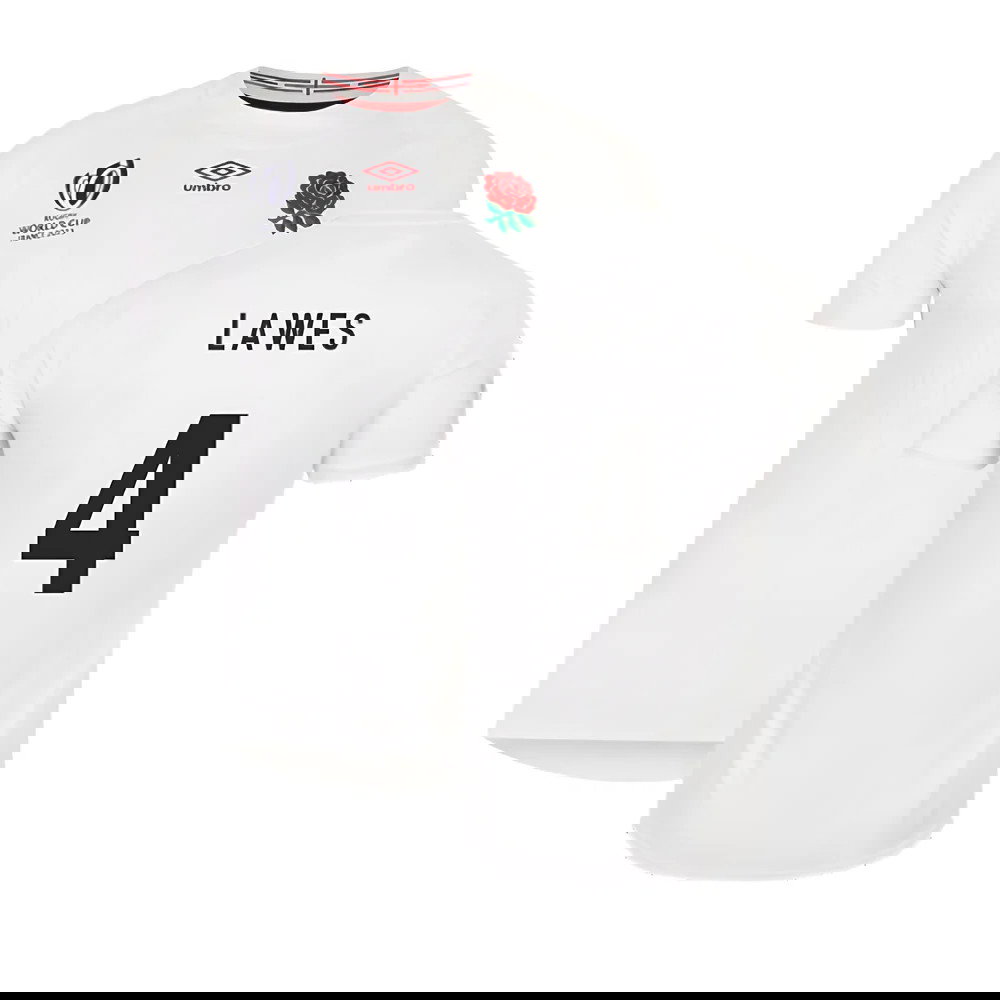 England RWC 2023 Home Pro Rugby Jersey (Lawes 4)