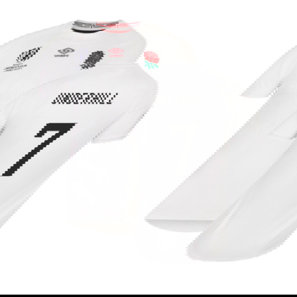 England RWC 2023 Home Pro Rugby Jersey (Underhill 7)
