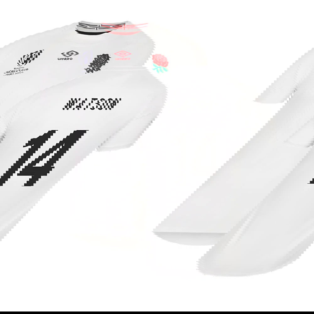 England RWC 2023 Home Pro Rugby Jersey (Watson 14)