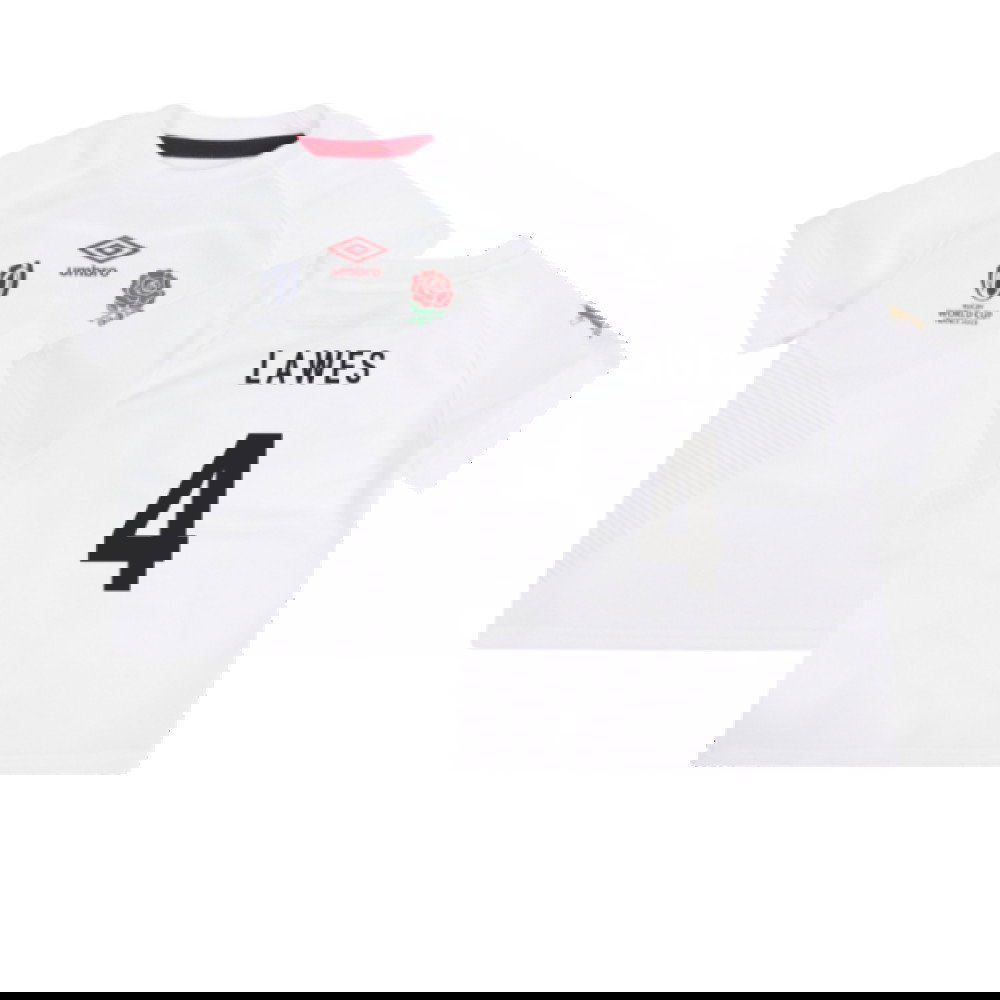 England RWC 2023 Home Replica Rugby Baby Kit (Lawes 4)