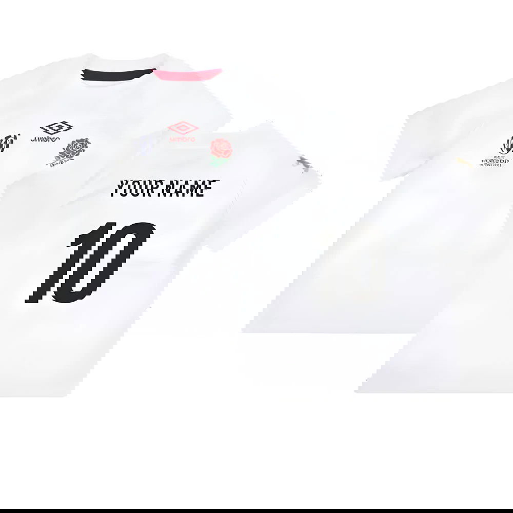 England RWC 2023 Home Replica Rugby Baby Kit (Your Name)