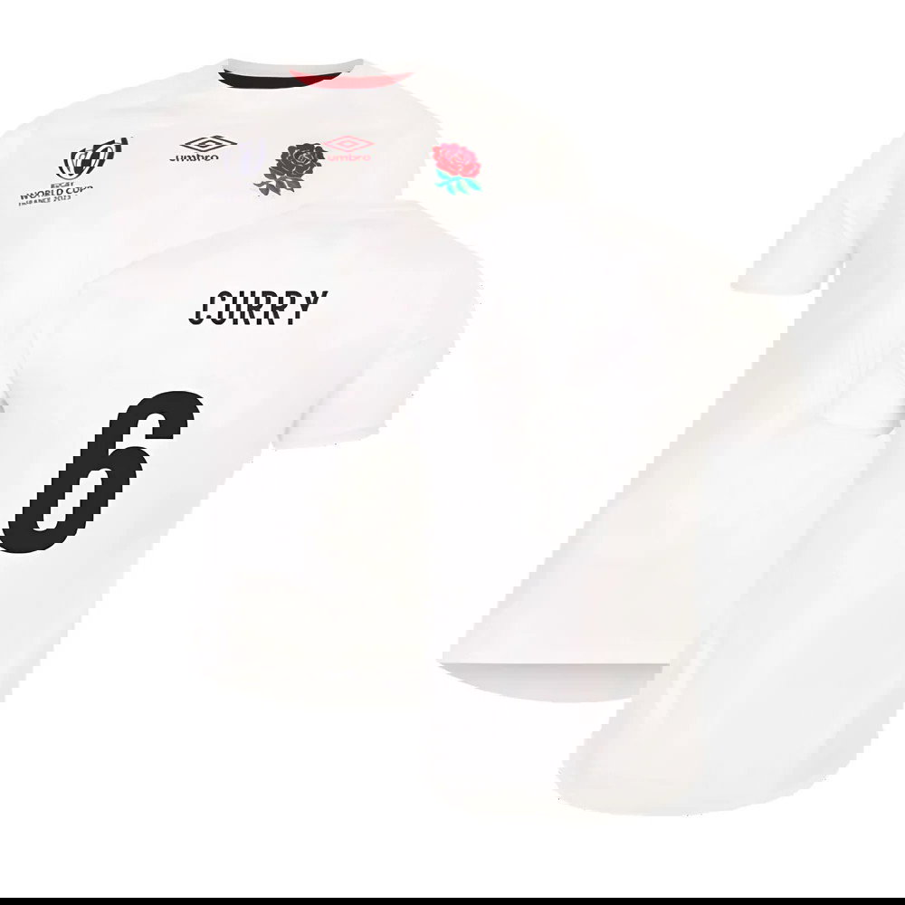England RWC 2023 Home Replica Rugby Shirt (Curry 6)