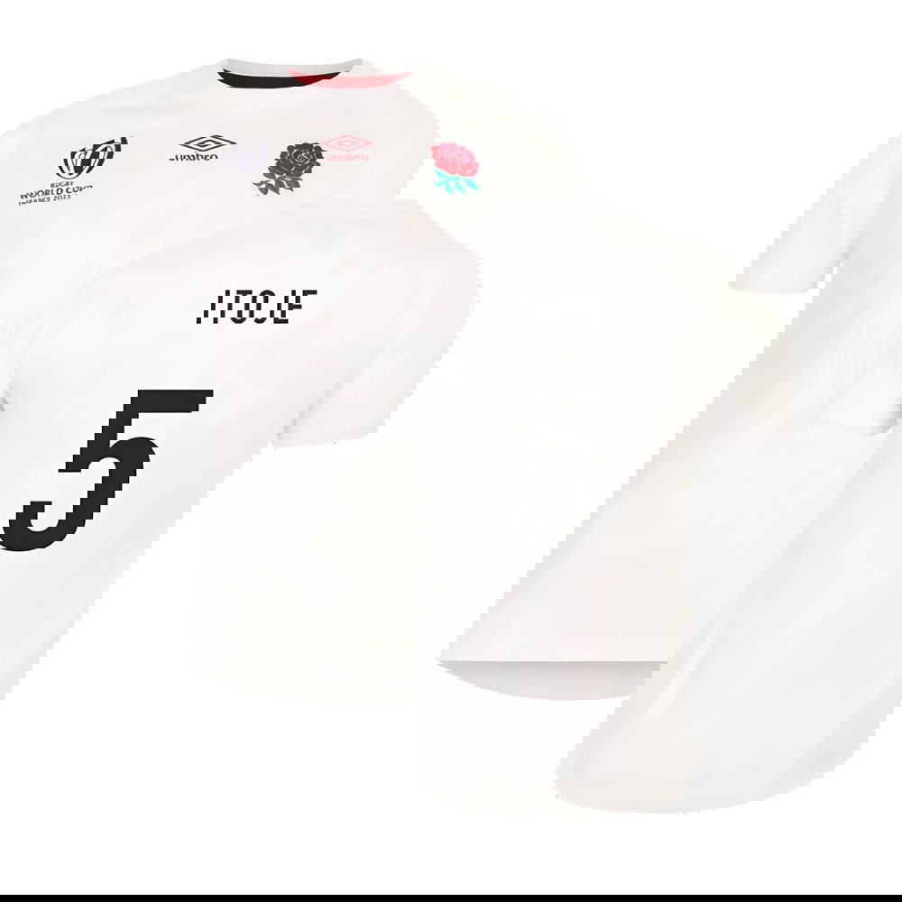 England RWC 2023 Home Replica Rugby Shirt (Itoje 5)