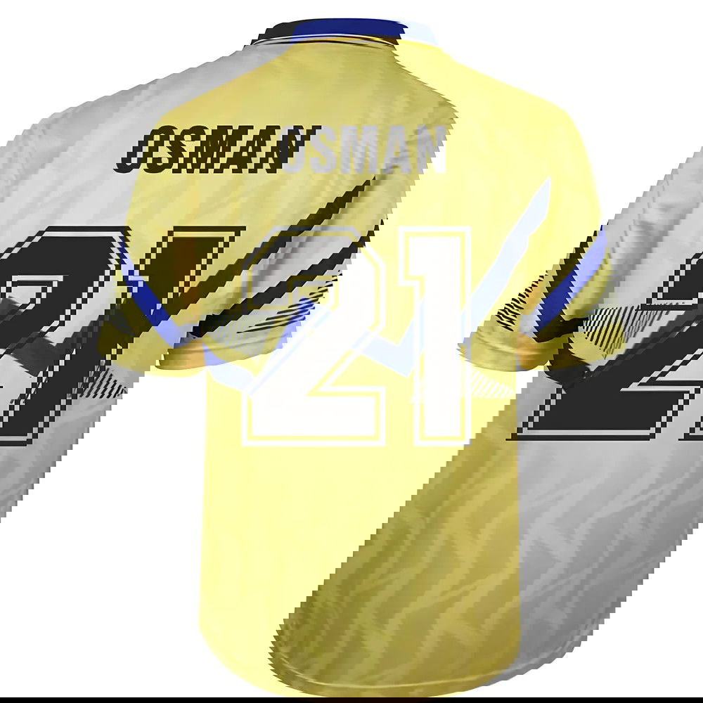 Everton 1990 Away Retro Football Shirt (OSMAN 21)