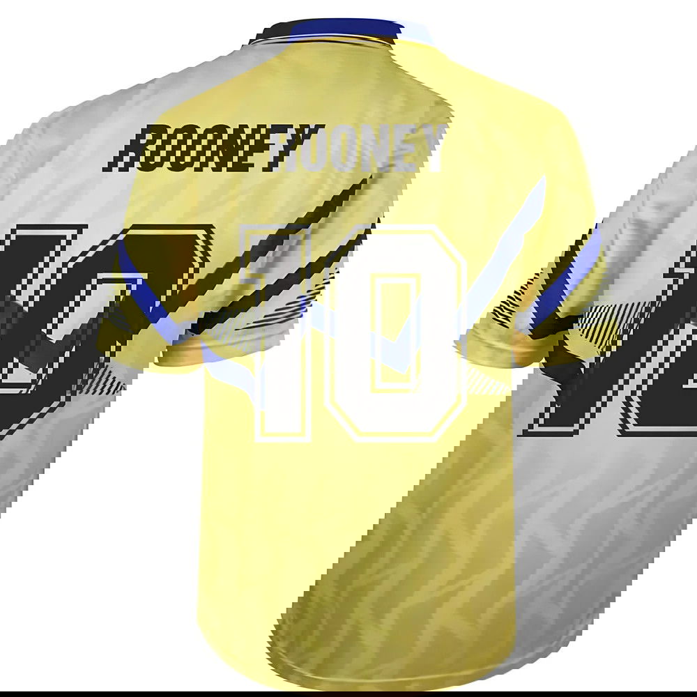 Everton 1990 Away Retro Football Shirt (ROONEY 10)