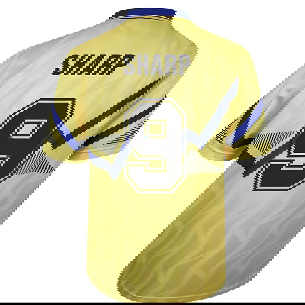 Everton 1990 Away Retro Football Shirt (Sharp 9)