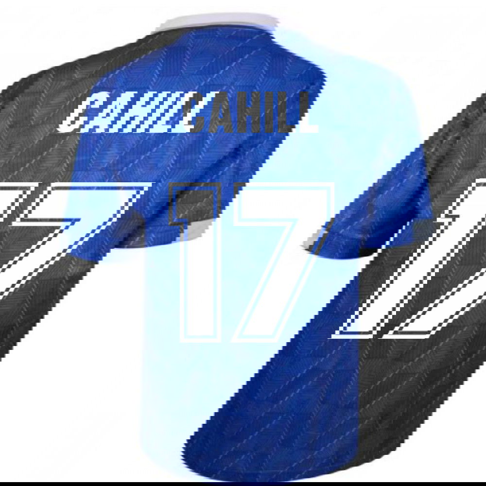 Everton 1990 Home Retro Football Shirt (CAHILL 17)