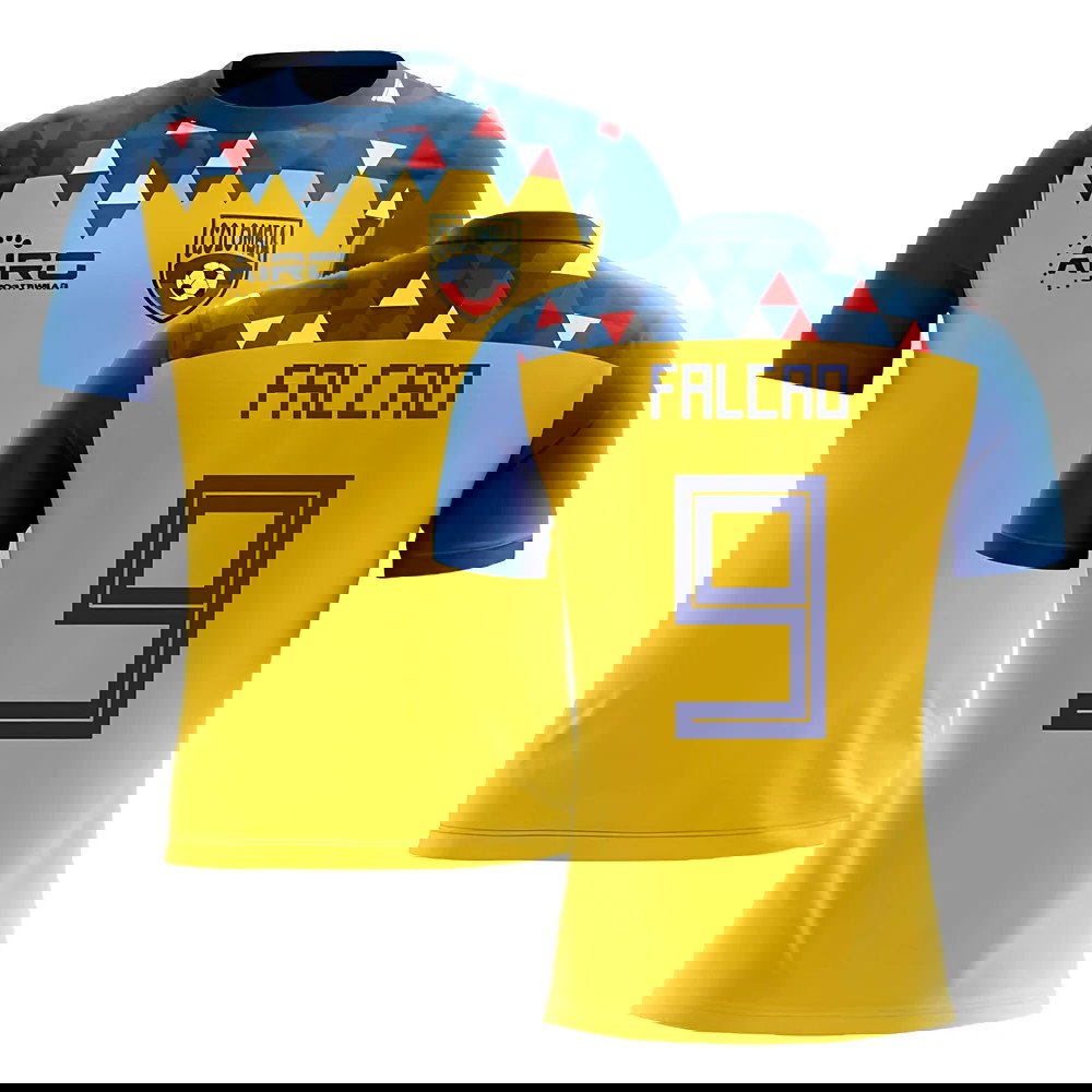 2025-2026 Colombia Concept Football Shirt (Falcao 9)