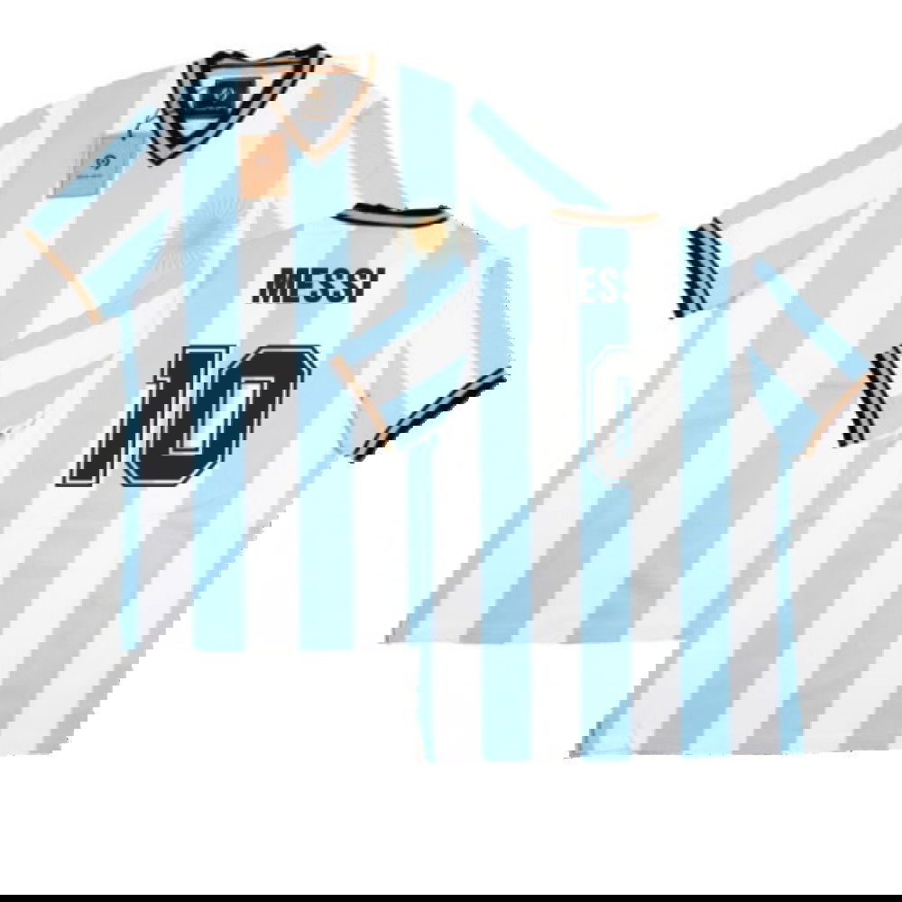 False Nein Argentina Home Vintage Shirt (MESSI 10)