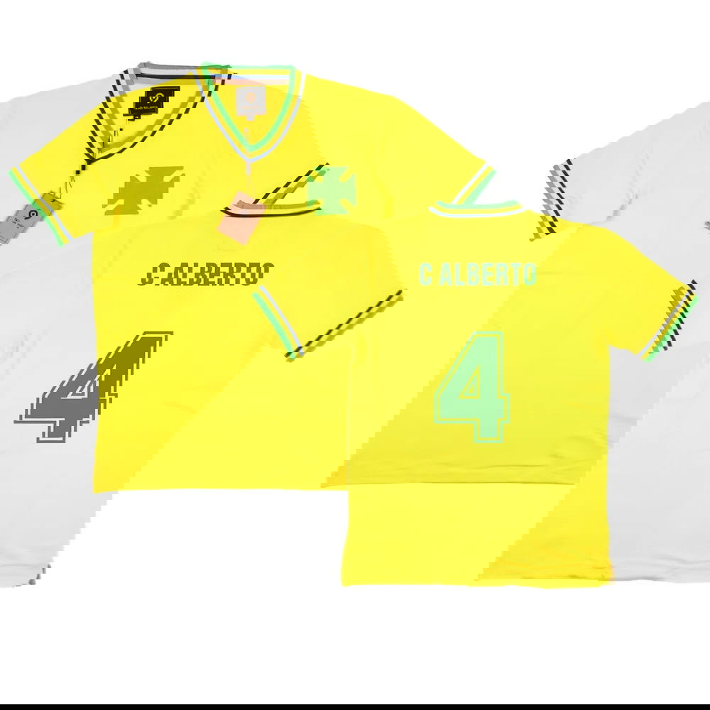 False Nein Brazil Home Football Shirt (C ALBERTO 4)