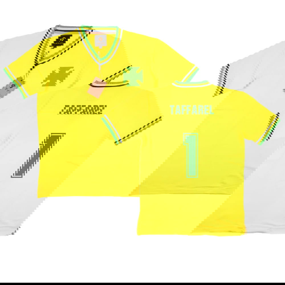 False Nein Brazil Home Football Shirt (TAFFAREL 1)