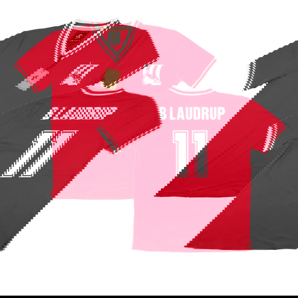 False Nein Denmark Home Shirt (B LAUDRUP 11)