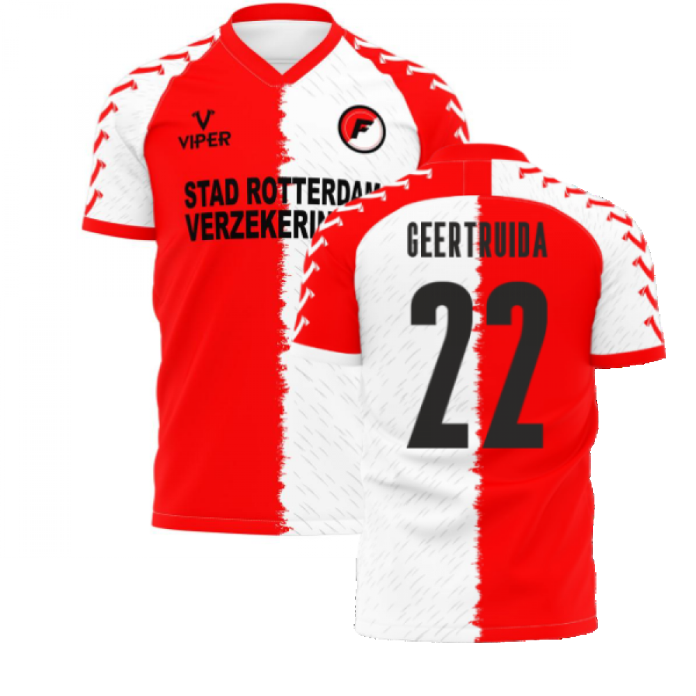  Feyenoord 2025-2026 Home Concept Shirt (Viper) (GEERTRUIDA 22)