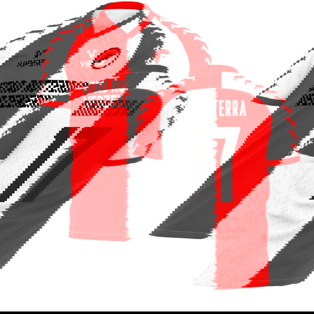  Feyenoord 2025-2026 Home Concept Shirt (Viper) (SINISTERRA 17)